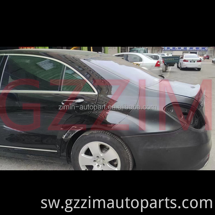Mbele na nyuma bumper grille hood vifaa vya kuboresha sehemu w221 kuboresha hadi w222 vifaa maalum